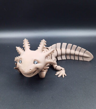 Axolotl s veľkým úsmevom