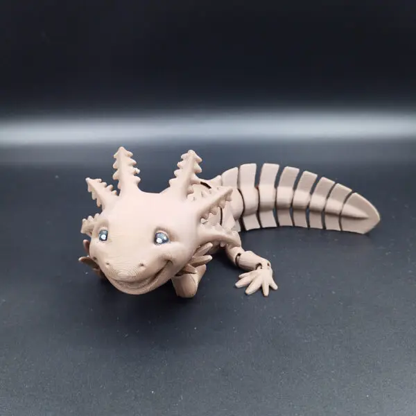 Axolotl s veľkým úsmevom