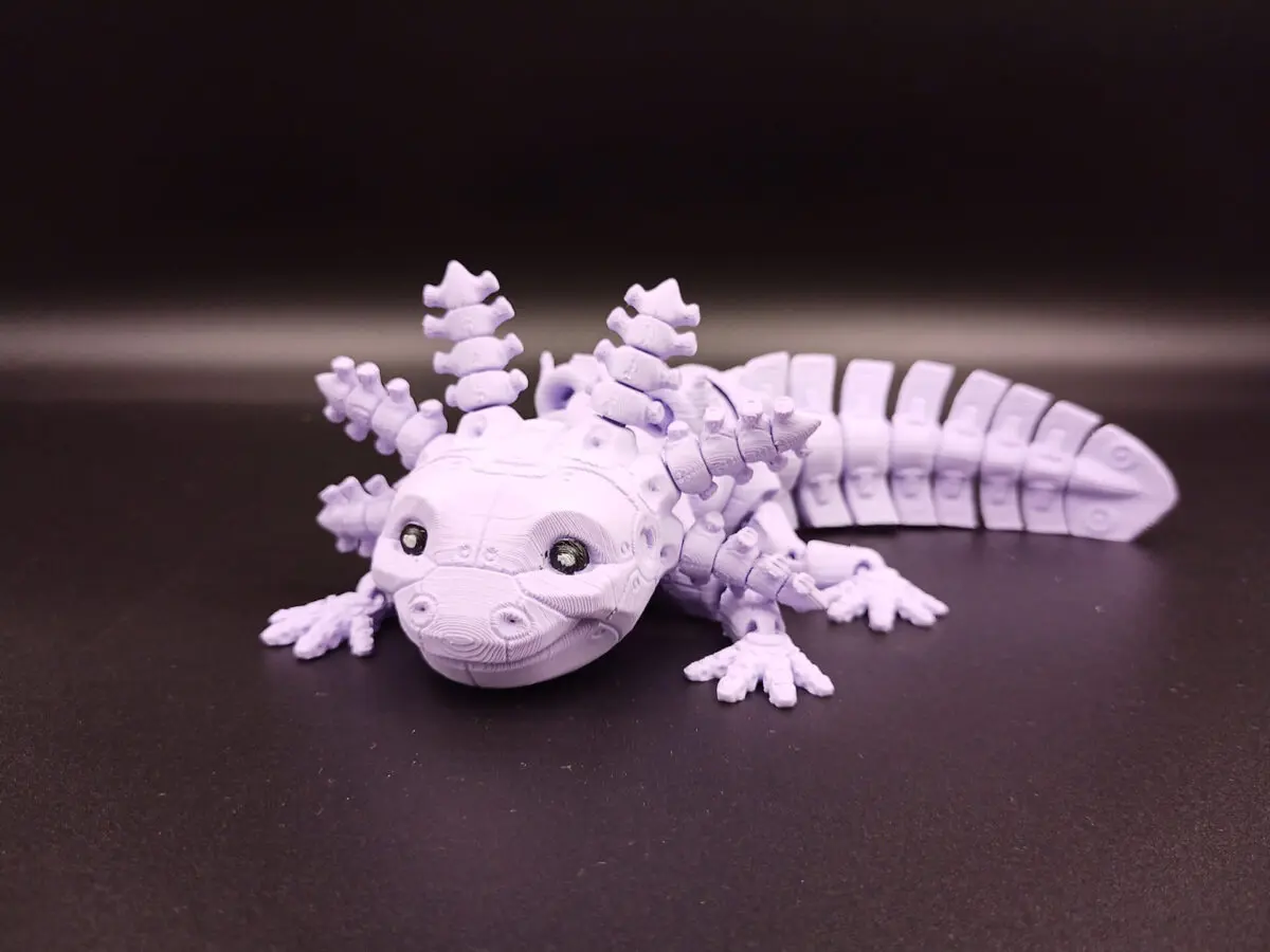 Axolotl robot s úsmevom