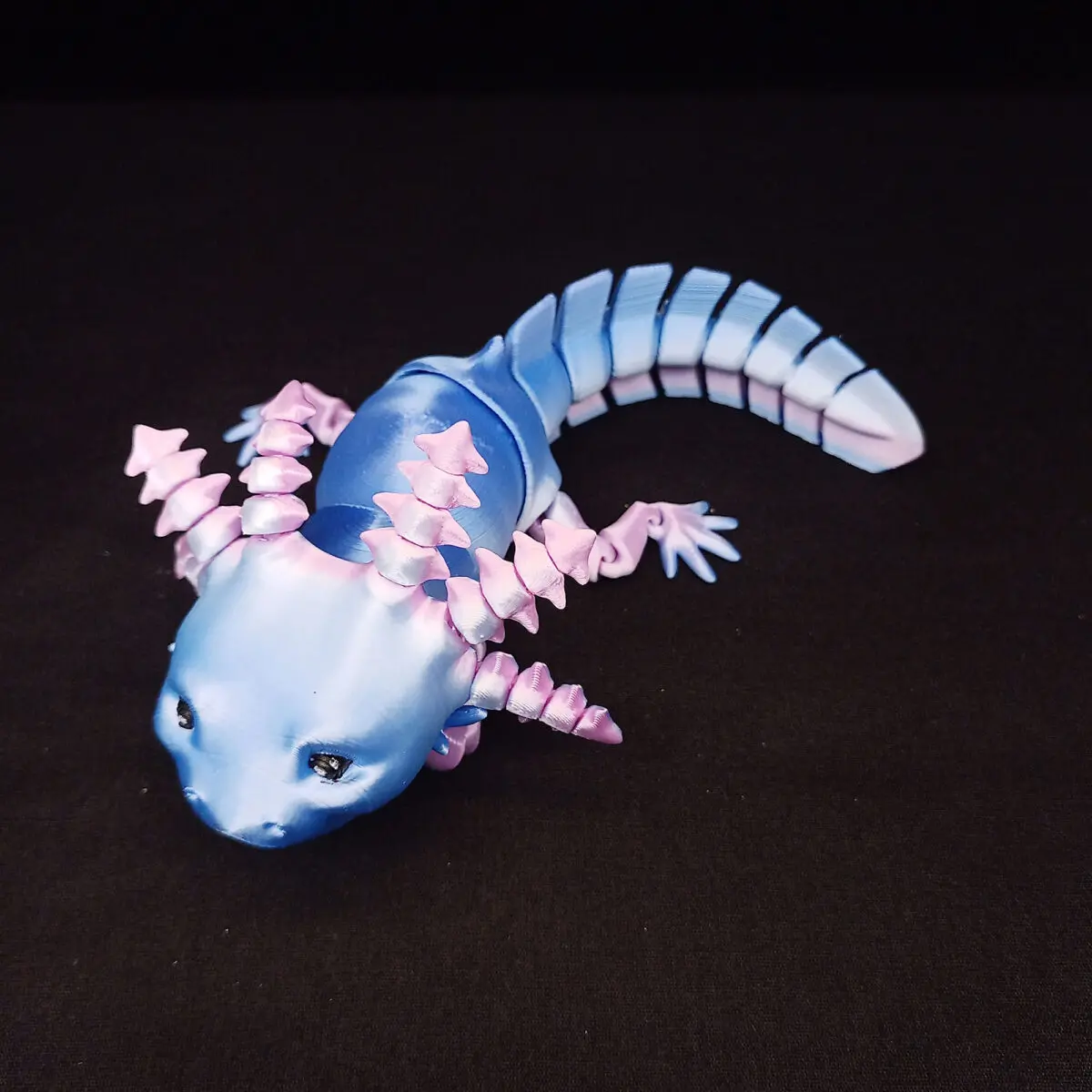 3D Axolotl s úsmevom