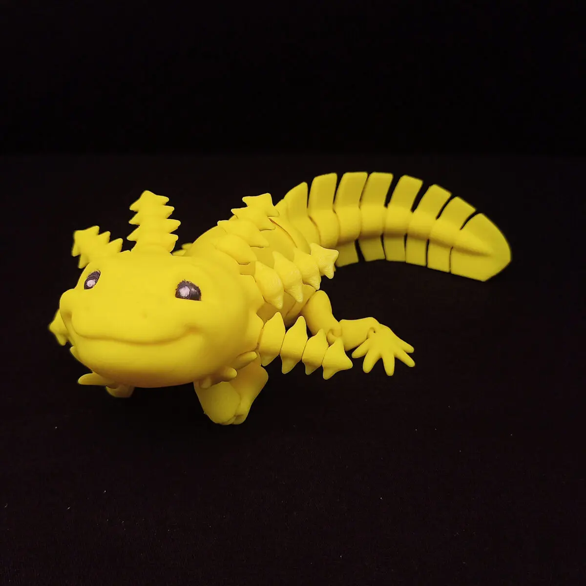 3D Axolotl s úsmevom