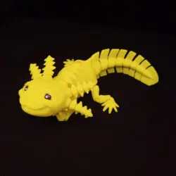 3D Axolotl s úsmevom